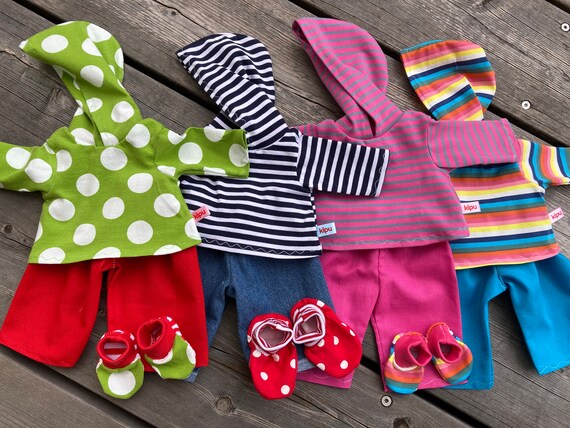 Doll Clothes Size 36 38 Cm Hoodie Pants Shoes for Baby Dolls