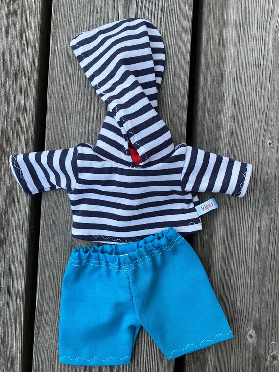 VANZACK Orsetto di peluche 30 cm con maglietta, abbigliamento intercambiabile per giocattoli di peluche, cambio di abbigliamento per bambini e amanti