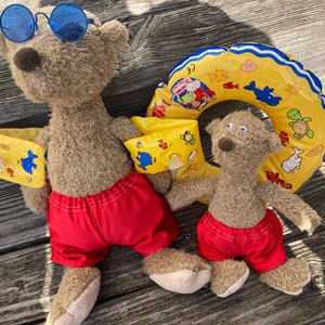 Swimming trunks pants for bears size 22 / 35 cm swimsuit bathing set bear clothes plushie teddy