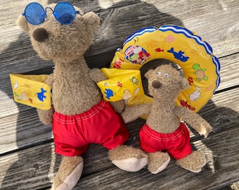 Swimming trunks pants for bears size 22 / 35 cm swimsuit bathing set bear clothes plushie teddy