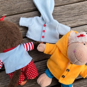 Doll clothes size 26 - 28 cm for plushies sheep monkey teddy bear shirt pants jacket handmade
