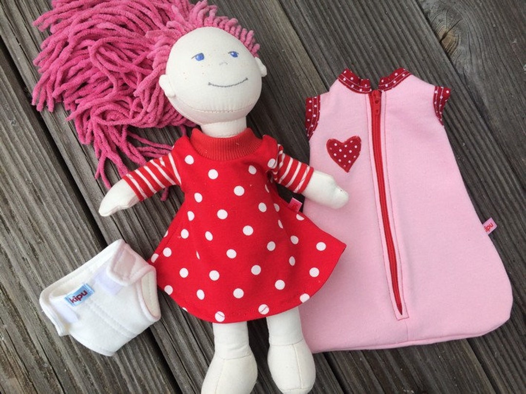 Sleeping Bag Nightgown Diaper for Dolls Gr. 30 Cm OR Size. Etsy