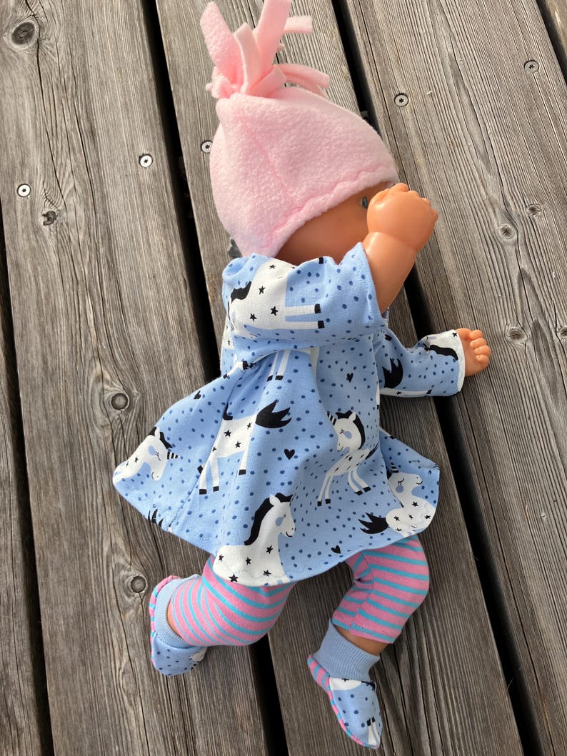 Clothing set size 36-38 cm for My First Baby dolls, doll clothes, pony, doll fashion, pony, unicorn, sweetheart image 3