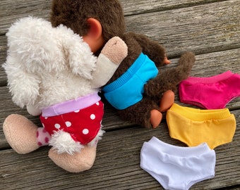 Kleidung Gr. 26 - 28 cm für Äffchen Schaf Kuscheltier Teddy Bär Schlüppi Unterhose Puppenkleidung