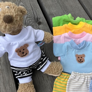 Kleidung Gr. 20 - 23 cm für Bären Teddy Plüschie Bärenkleidung Bär mix it Shirt Hose Jogginghose mix it