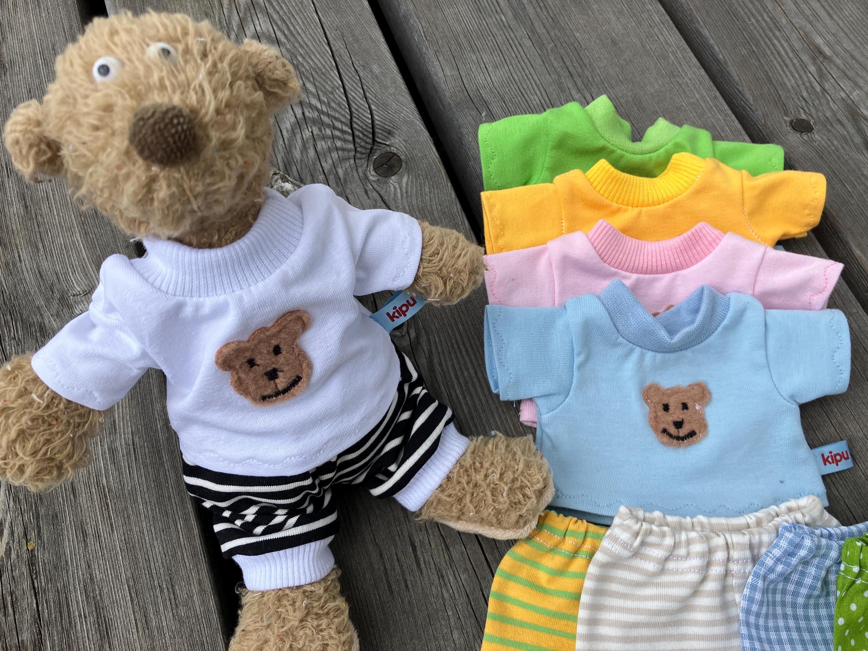 GALPADA 5-teilig Plüschbären Kleidung Set - Hoodies & Shirts Für 14-18 Zoll Teddys