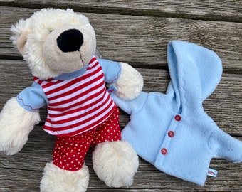 Puppenkleidung Gr. 26 - 28 cm für Plüschies Schaf Äffchen Teddy Bär Shirt Hose Jacke handmade