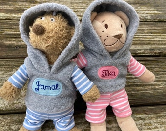 CLOTHING for teddy bear size 22 / 35 cm Hoodie + pants