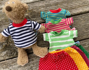 Clothing for bears size. 20 - 23 cm T-shirt + trousers bear clothing mix it