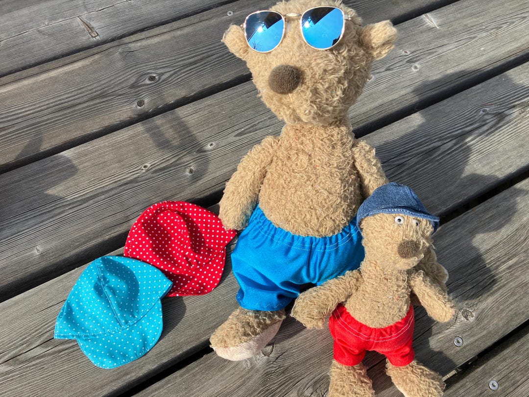 Heless 153-Accessoires Lunettes De Soleil à Monture Dorée Et Verres Miroites Pour Poupees Et Animaux En Peluche De Toutes Ta Amz