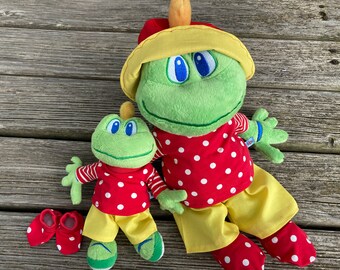 KLEIDUNG passend für Geocaching's Signal the Frog® plush Gr. 20 cm / 30 cm Punkte & gelb