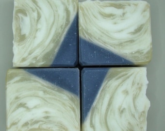 Mint Swirl // Natural Handmade Soap with Peppermint
