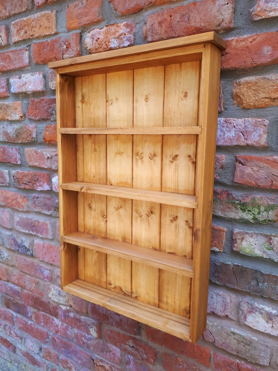 Handmade Rustic Wall Display 2 3 or 4 Shelf Tiers Etsy UK