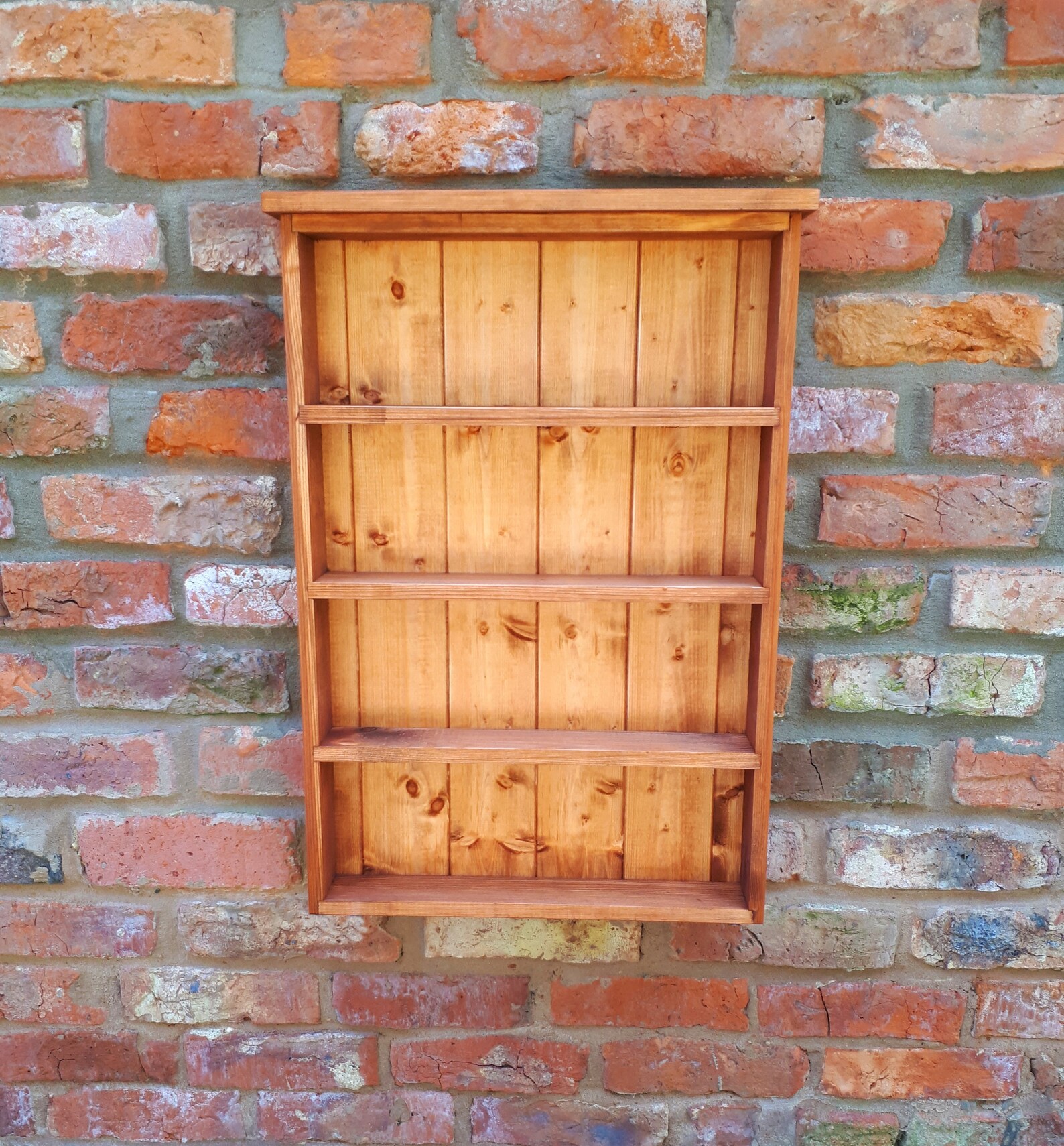 Handmade Rustic Wall Display 2 3 or 4 Open Shelf Etsy