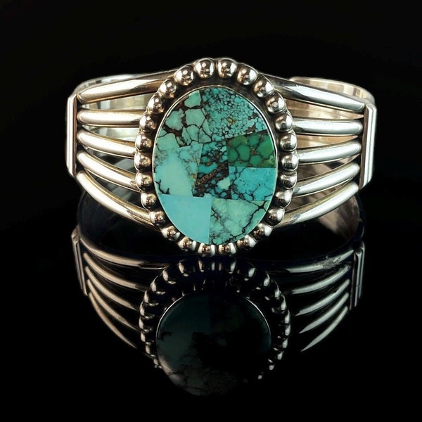 Sterling and Turquoise Bracelet by Gabby Jurado
