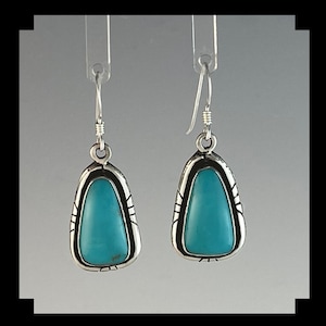 Sterling and Sleeping Beauty Earrings