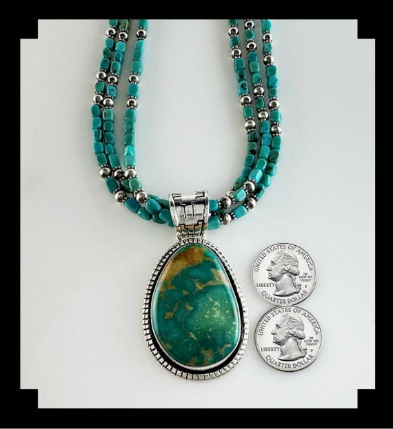 Buy White Fox Creation: Navajo Pendant With Rare Armenian