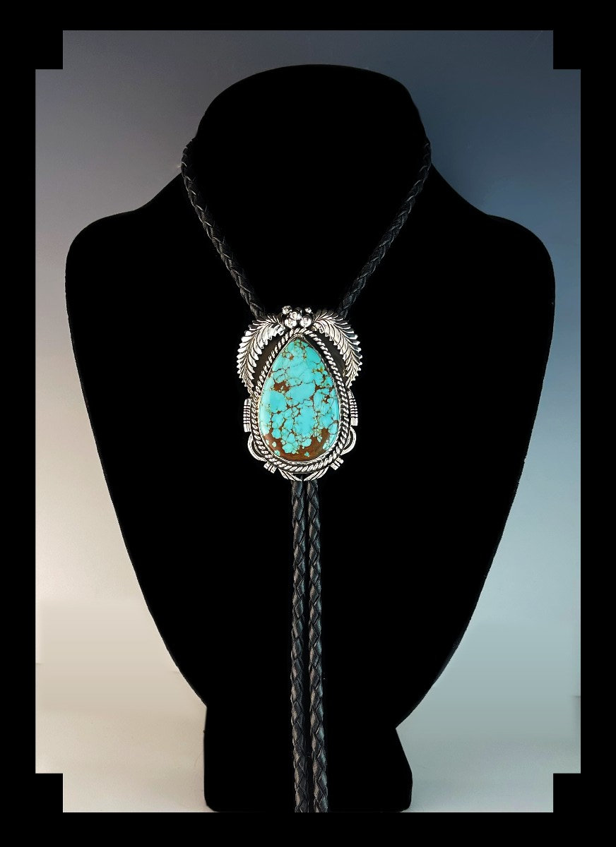 Turquoise bolo sale