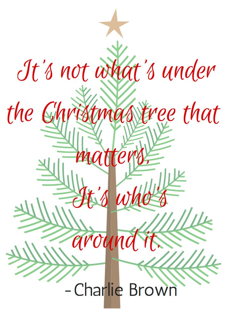 Charlie Brown Christmas Tree Quote Image 0