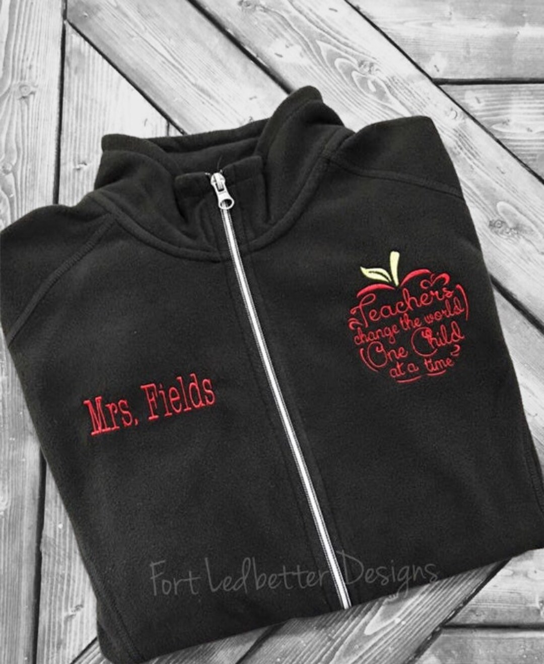 Teacher Fleece Jacket, Teacher Gift, Teacher Assistant, Teacher ...