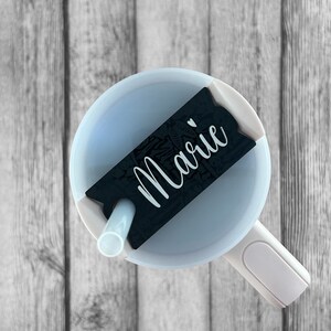 Personalized Tumbler Name Plate Skeleton Name Plate Tumbler Name Tag 30oz Name Plate 40oz Name Plate Custom Tumbler Tag Tumbler Name Tag