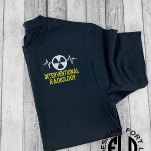 Personalized Interventional Radiology Short Sleeves Shirt, Radiology, Diagnostic Imaging, Radiology Technologist, XRay Tech, Rad Tech