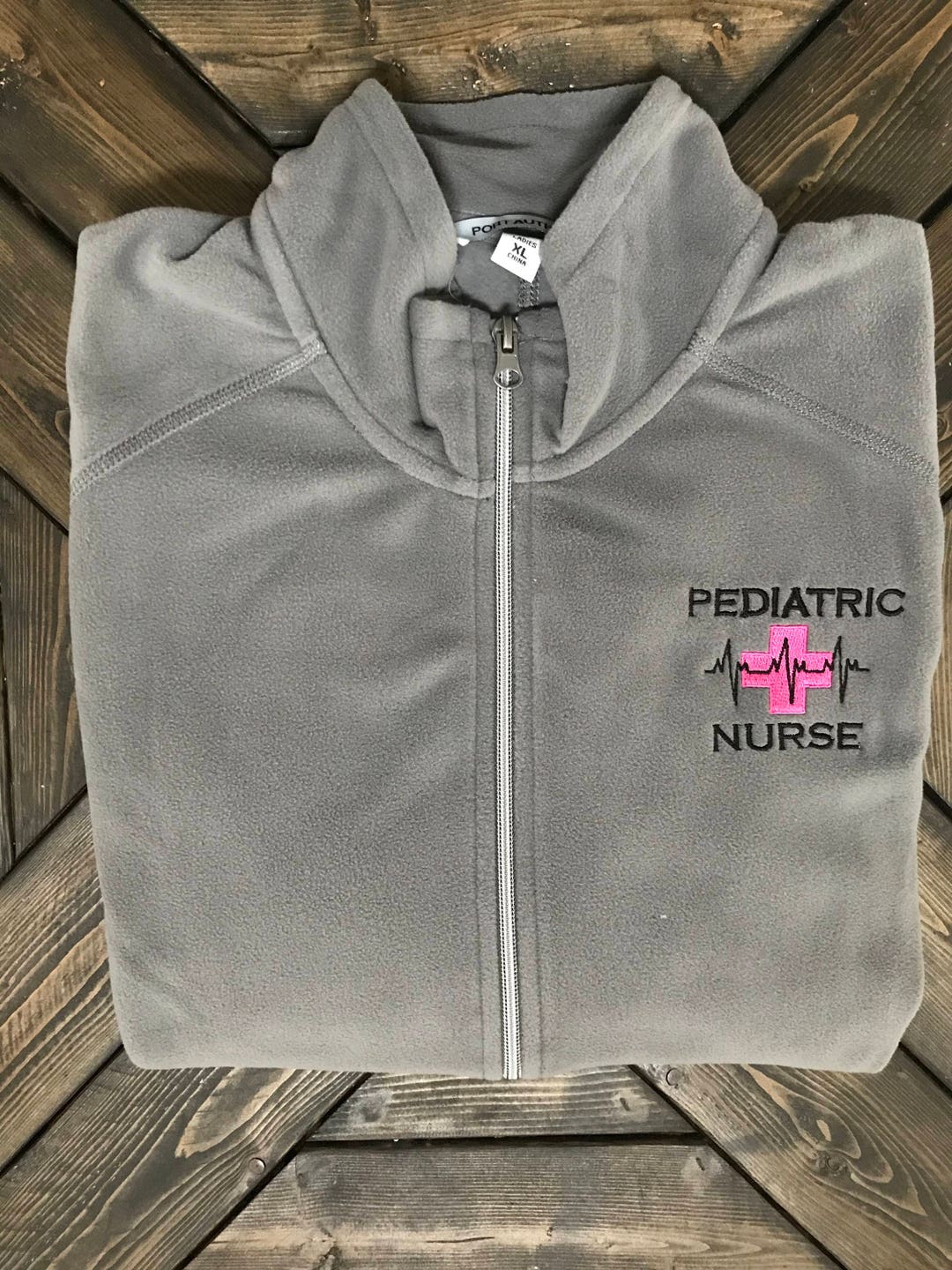 Personalized Pediatric Nurse Fleece Jacket Personalized RN Etsy UK