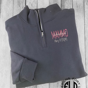 Personalized Mammo Tech Quarter Zip Sweatshirt,Radiology Technologist, Occupational Jacket, Rad Tech, Graduation Gift, Mammography