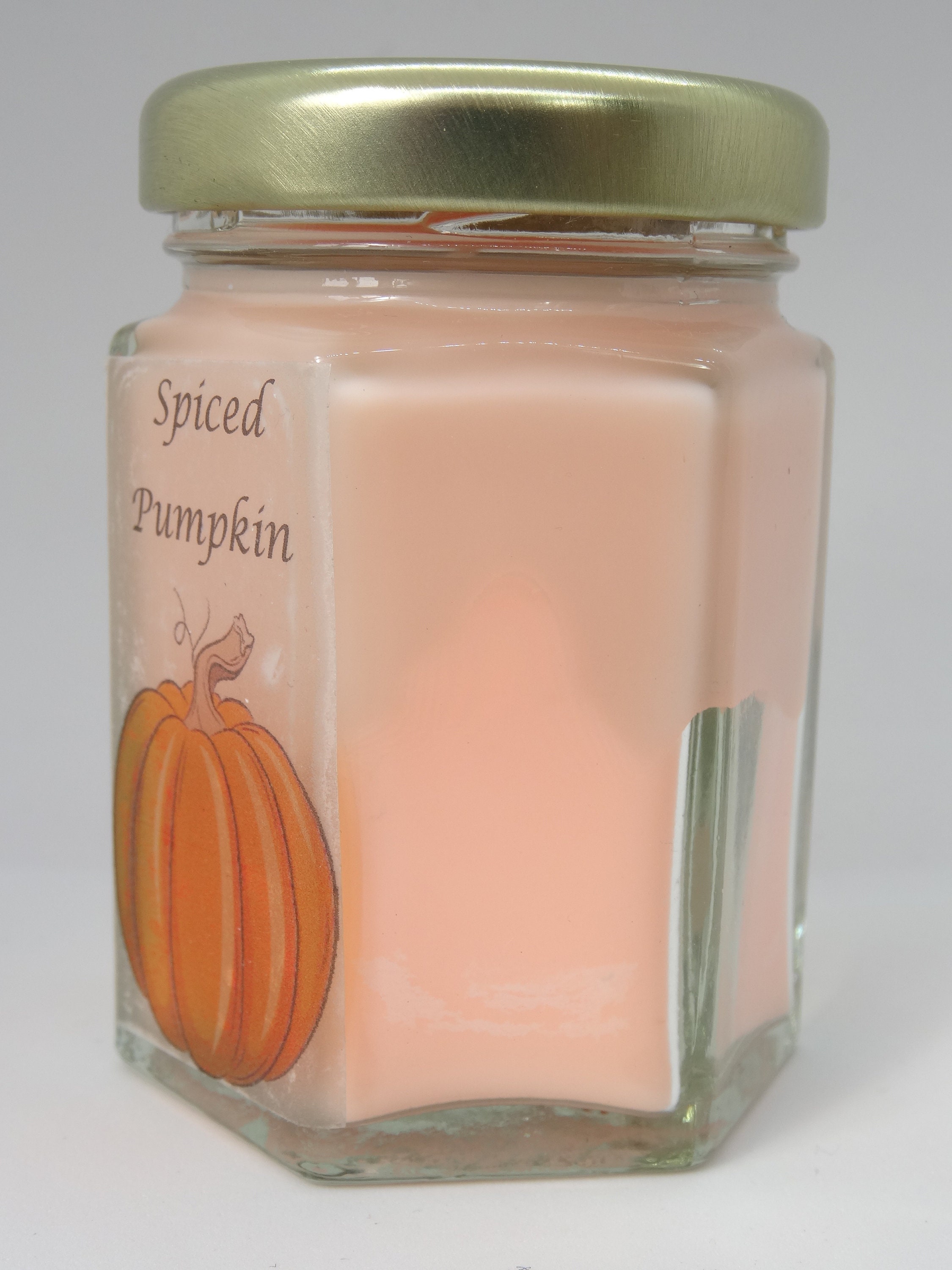 Spiced Pumpkin Scented Candles Candle Jars Halloween Etsy