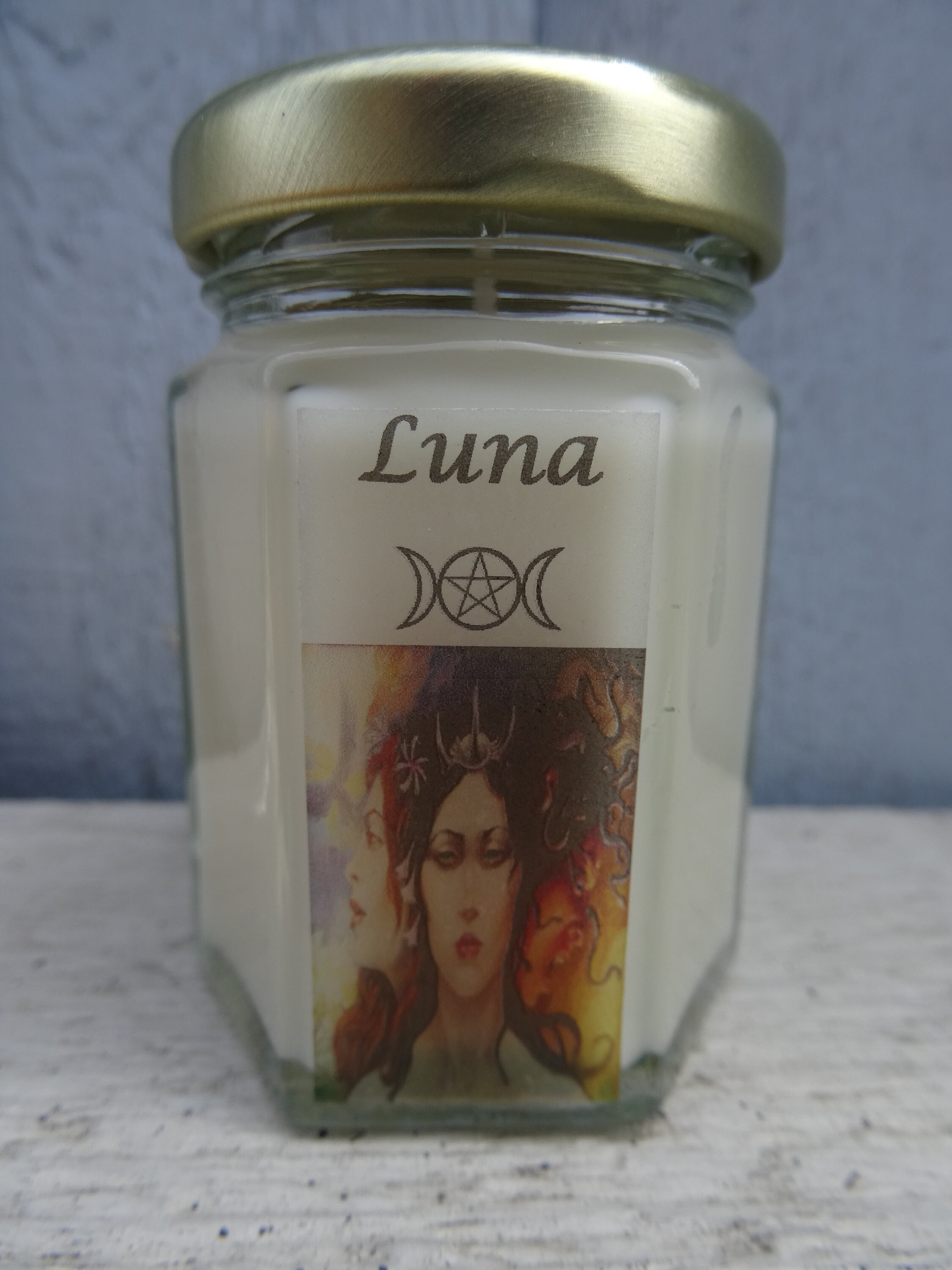 Luna Scented Candles Wicca Candle Magic Scented Luna Etsy