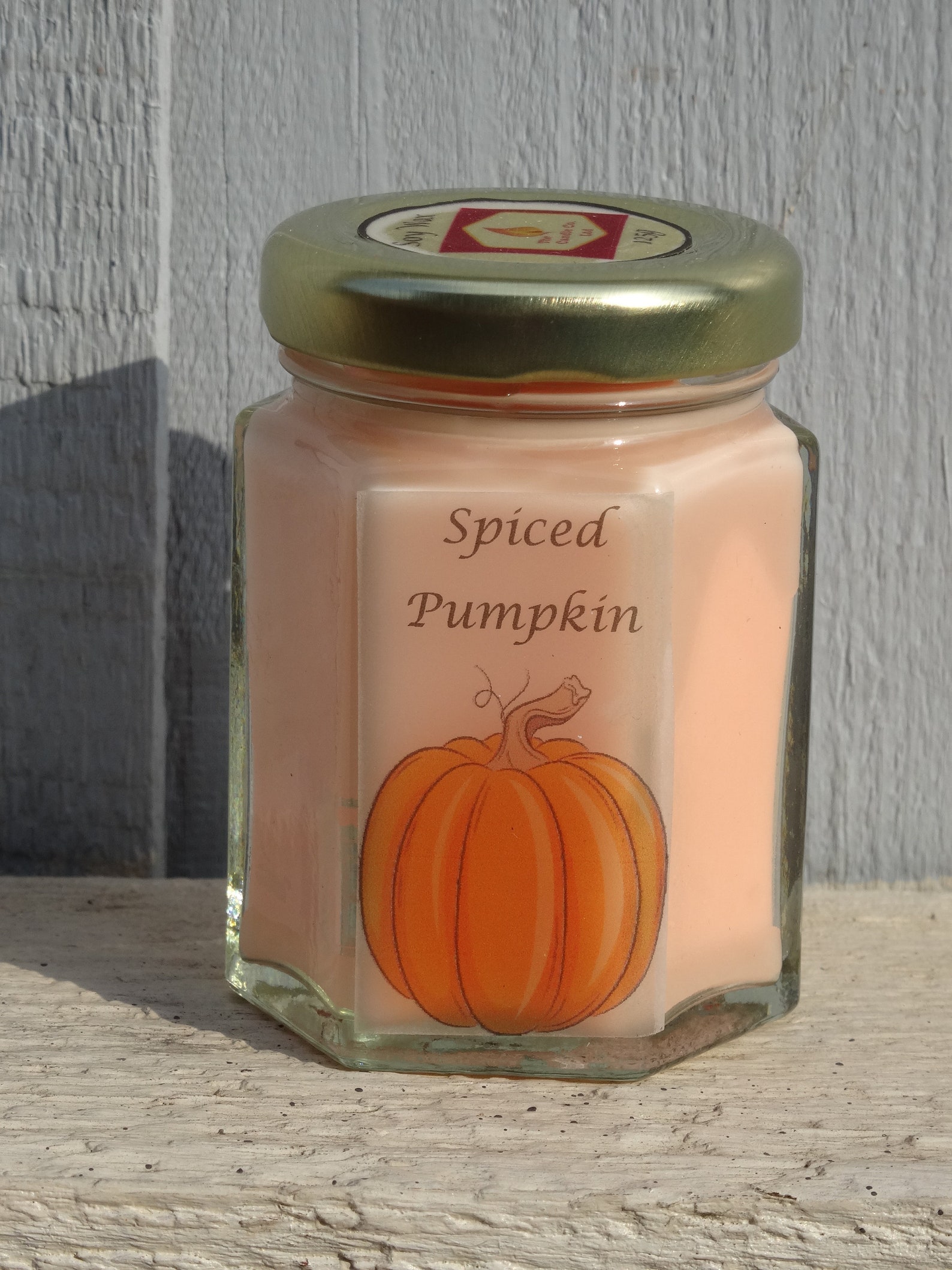 Spiced Pumpkin Scented Candles Candle Jars Halloween Etsy