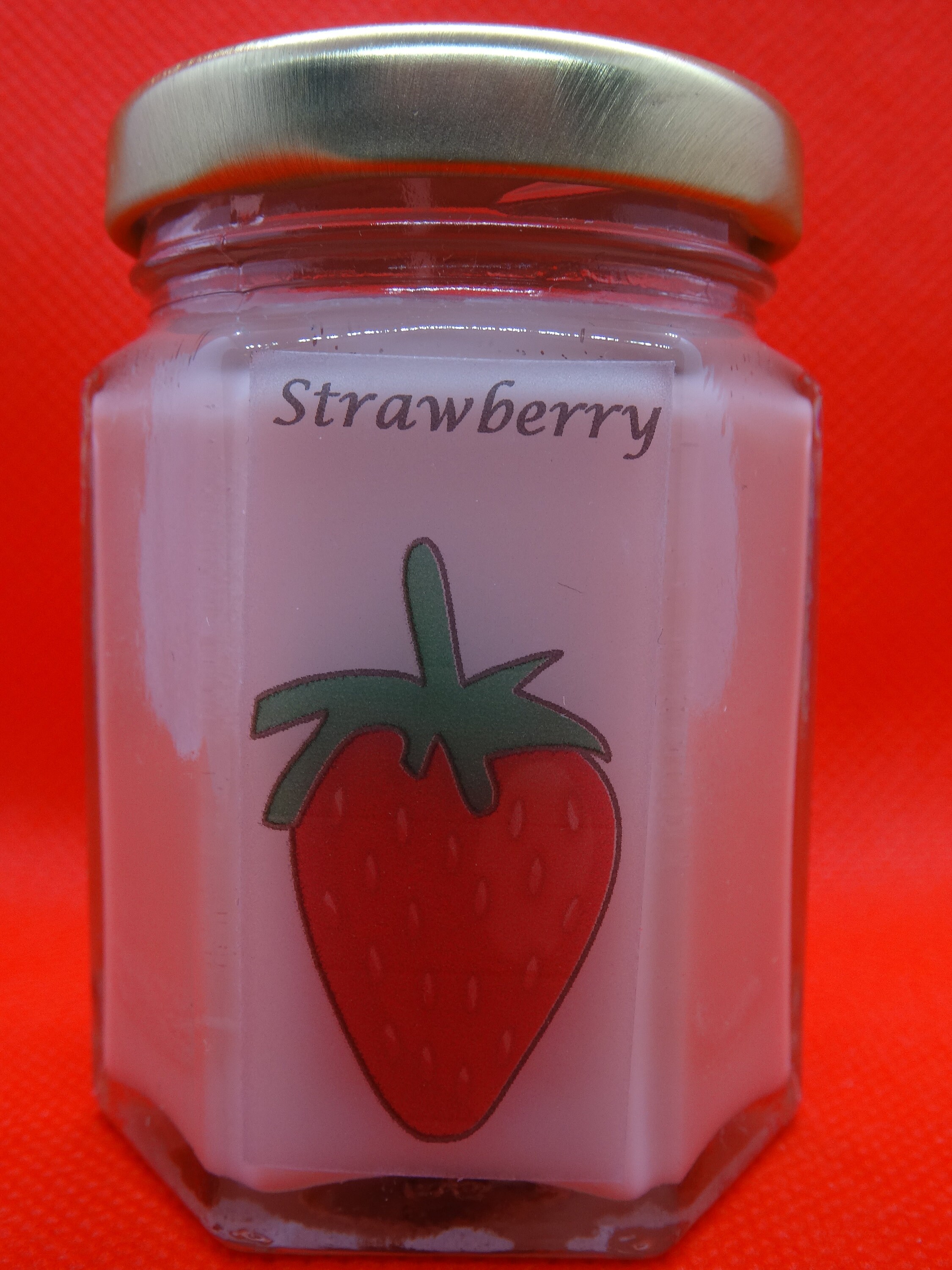 Strawberry Candle Etsy