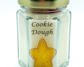 Bougie parfumée à la pâte à biscuits, bougie de soja Décor de pot