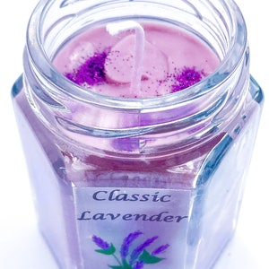 Lavender Candle Scented Candles Candle Jars image 4