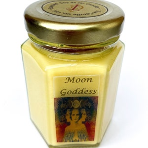 The Moon Goddess - Scented Candles - Wicca Candle Magic -Scented Luna Candle