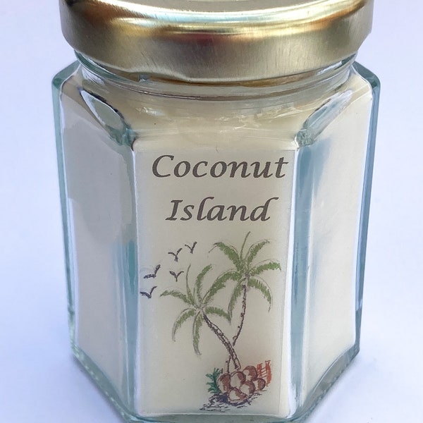 Coconut Island  - Coconut Vanilla ~ Soy Scented Candles