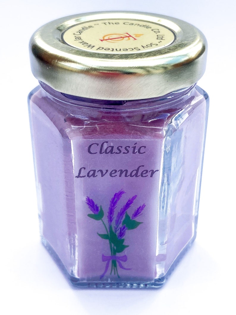 Lavender Candle Scented Candles Candle Jars image 1
