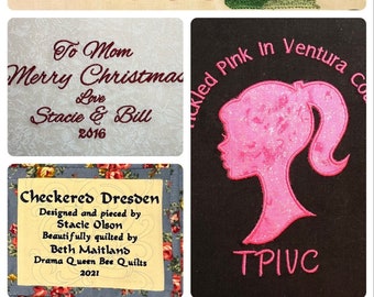 Custom Embroidered Quilt Labels: Personalized Fabric Tags