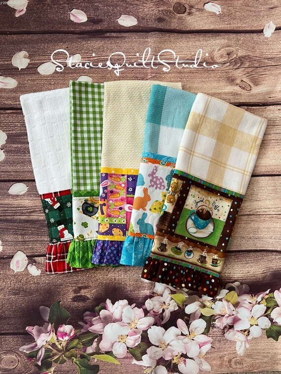 Fancy Kitchen Towels Kitchen Towel Sets Special Occasion Etsy
