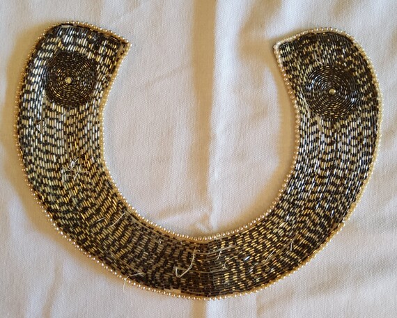 Vintage beaded collar deals