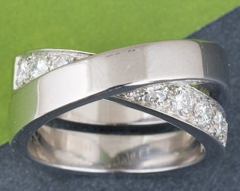 Cartier Paris Nouvelle Vague Ring with Round Brilliant Diamonds