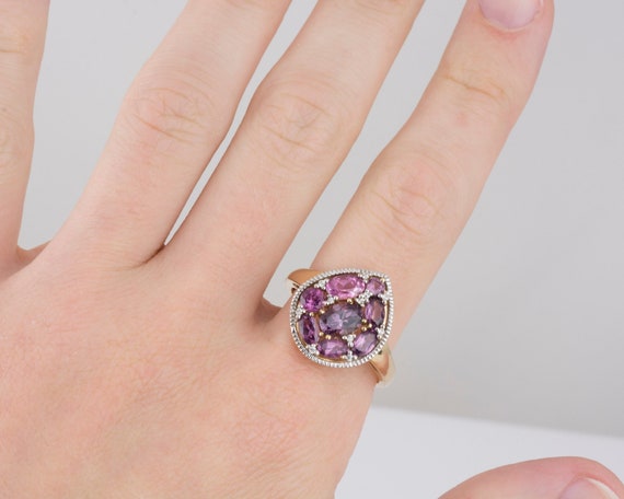 Purple Spinel Ring - Featherstone Design