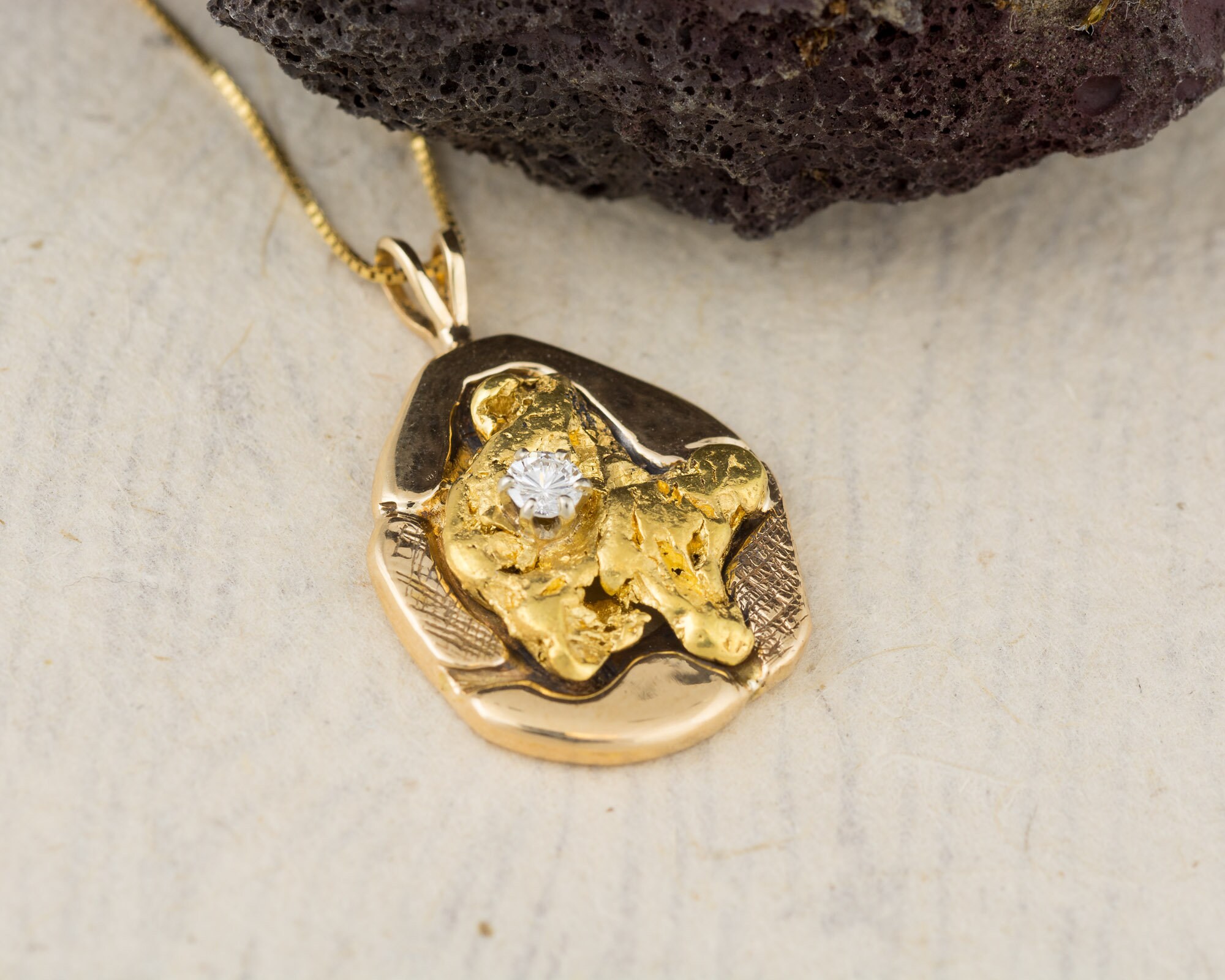Round Brilliant Diamond Necklace - Etsy