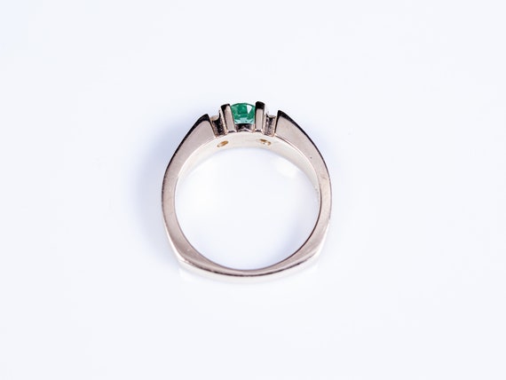 Paraiba Tourmaline Ring with Diamonds and Opal - image 6