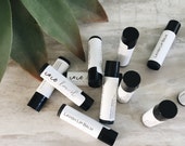 LIP BALM sweet mint Organic mint chapstick peppermint essential oil Organic Lip Balm Essential Oils chapstick balm