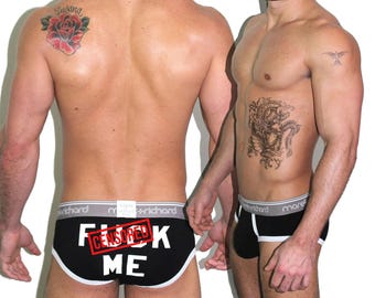 F*ck Me Brief- Black