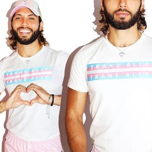 Trans Ally Tee- White