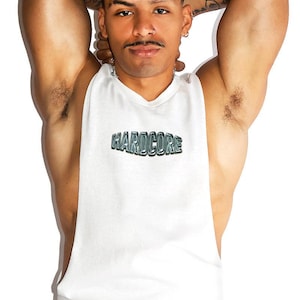 Hardcore Low Arm Shredder Tank-White