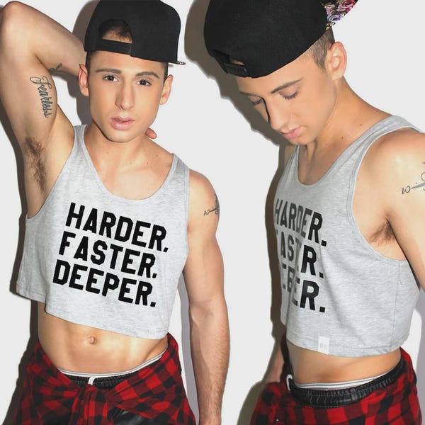 Relentless Crop Racerback Tank - Grey