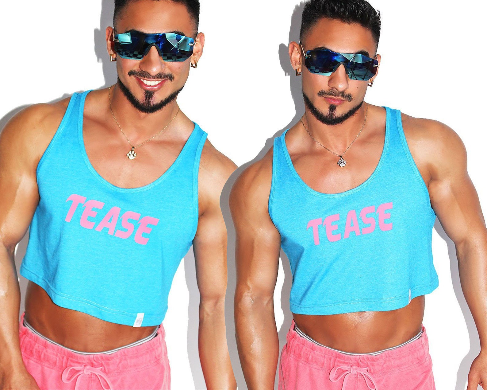 Neon blue tops outlet